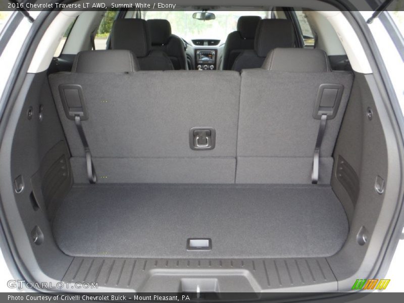 Summit White / Ebony 2016 Chevrolet Traverse LT AWD