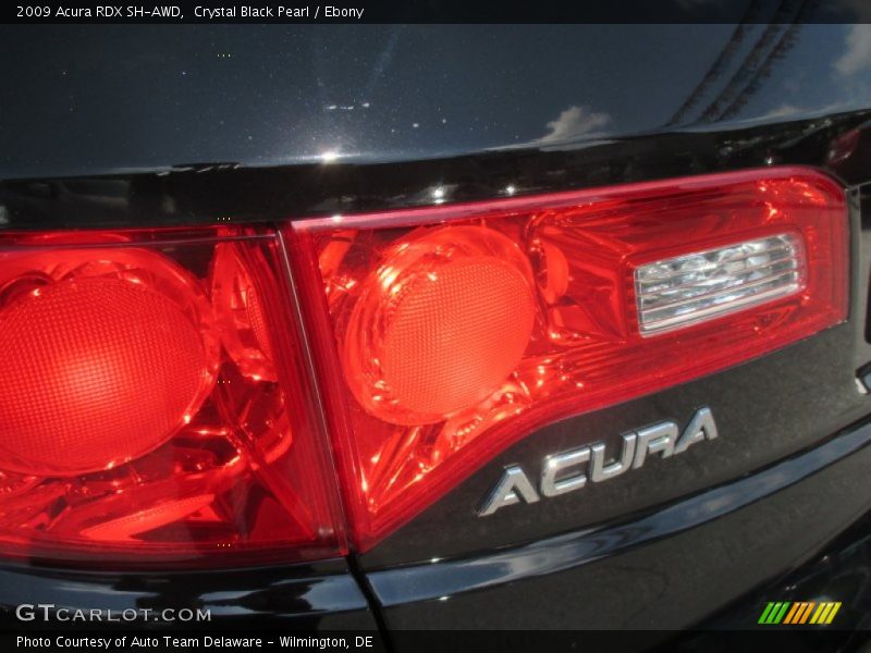 Crystal Black Pearl / Ebony 2009 Acura RDX SH-AWD