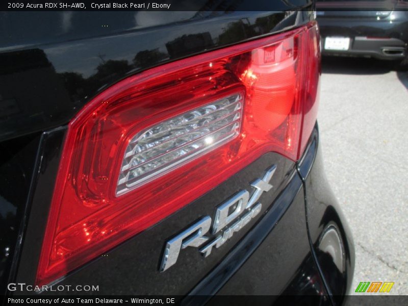 Crystal Black Pearl / Ebony 2009 Acura RDX SH-AWD