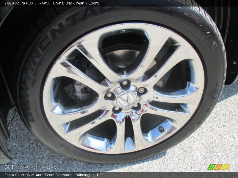 Crystal Black Pearl / Ebony 2009 Acura RDX SH-AWD