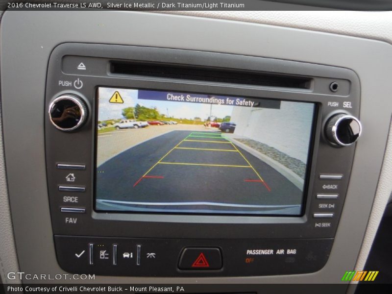 Silver Ice Metallic / Dark Titanium/Light Titanium 2016 Chevrolet Traverse LS AWD