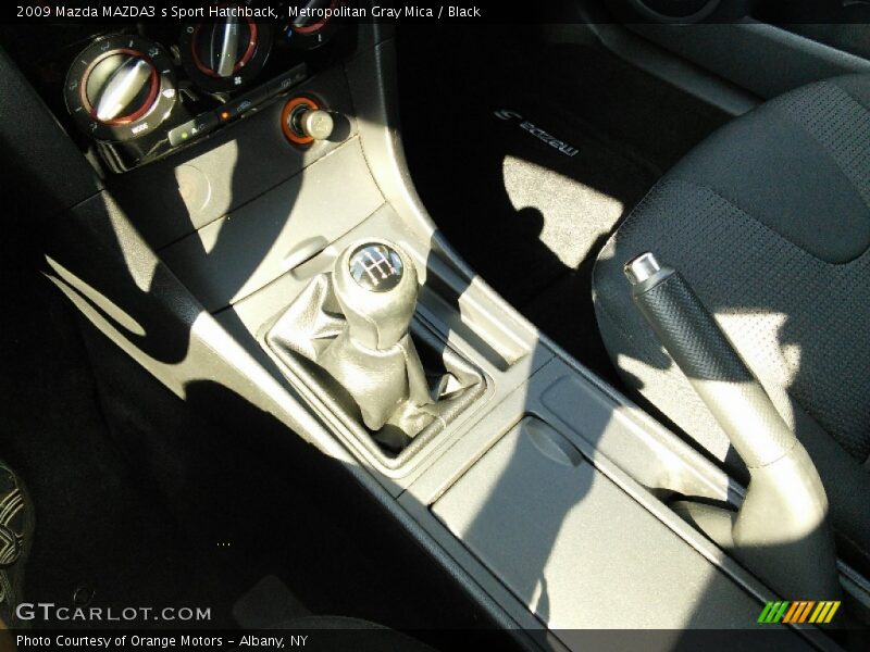 Metropolitan Gray Mica / Black 2009 Mazda MAZDA3 s Sport Hatchback