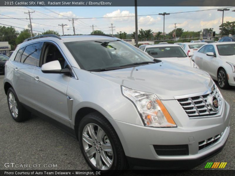 Radiant Silver Metallic / Ebony/Ebony 2015 Cadillac SRX FWD
