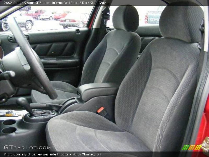 Inferno Red Pearl / Dark Slate Gray 2002 Dodge Stratus SE Sedan