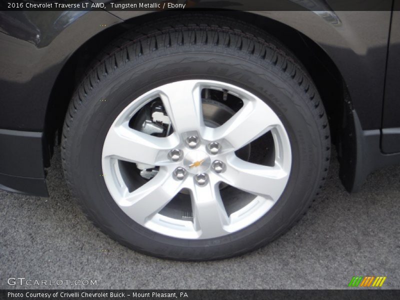 Tungsten Metallic / Ebony 2016 Chevrolet Traverse LT AWD