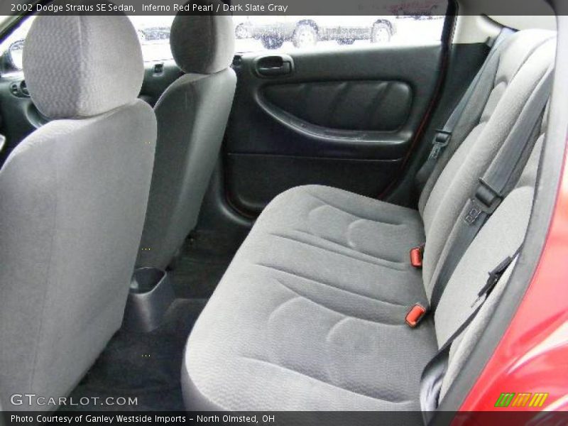 Inferno Red Pearl / Dark Slate Gray 2002 Dodge Stratus SE Sedan