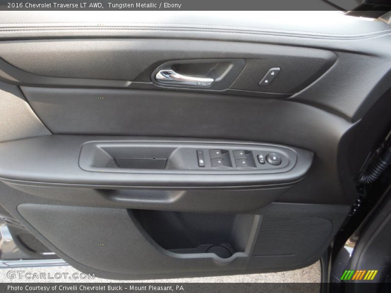 Tungsten Metallic / Ebony 2016 Chevrolet Traverse LT AWD