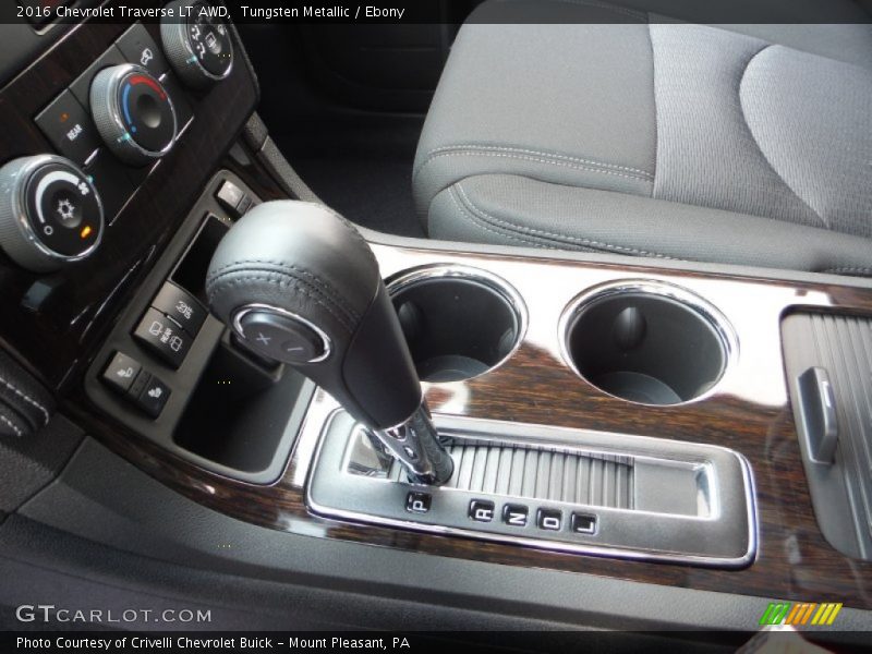 Tungsten Metallic / Ebony 2016 Chevrolet Traverse LT AWD