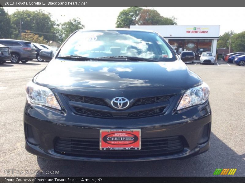 Black Sand Pearl / Ash 2013 Toyota Corolla L