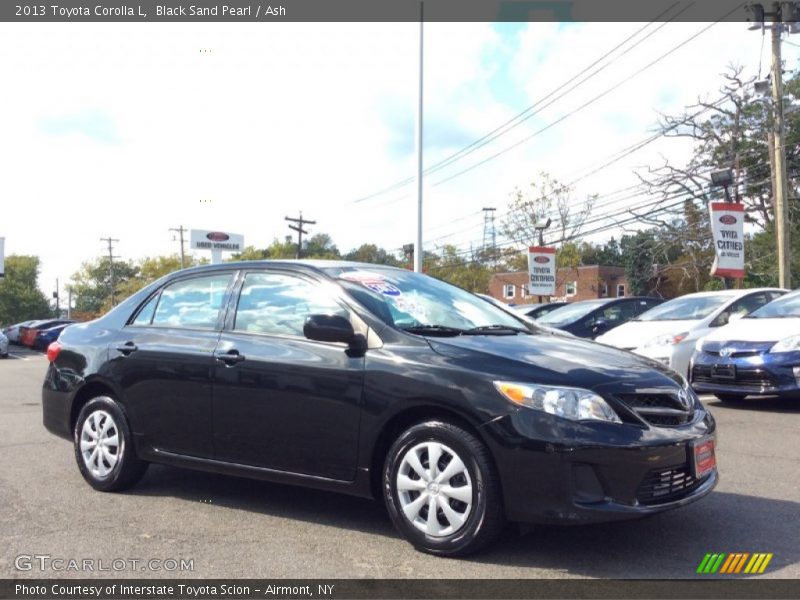 Black Sand Pearl / Ash 2013 Toyota Corolla L