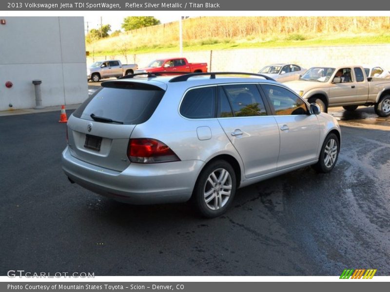 Reflex Silver Metallic / Titan Black 2013 Volkswagen Jetta TDI SportWagen