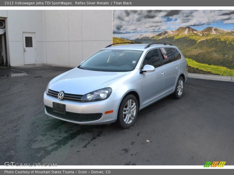 Reflex Silver Metallic / Titan Black 2013 Volkswagen Jetta TDI SportWagen