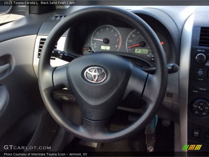 Black Sand Pearl / Ash 2013 Toyota Corolla L