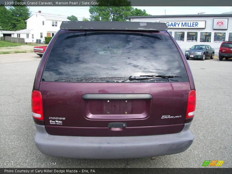 Maroon Pearl / Slate Gray 1998 Dodge Grand Caravan