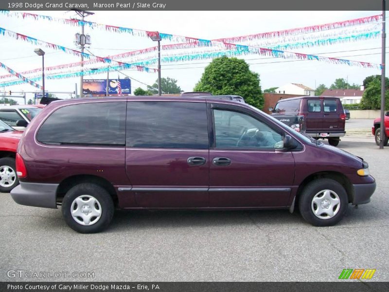 Maroon Pearl / Slate Gray 1998 Dodge Grand Caravan