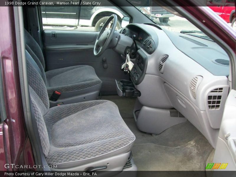 Maroon Pearl / Slate Gray 1998 Dodge Grand Caravan