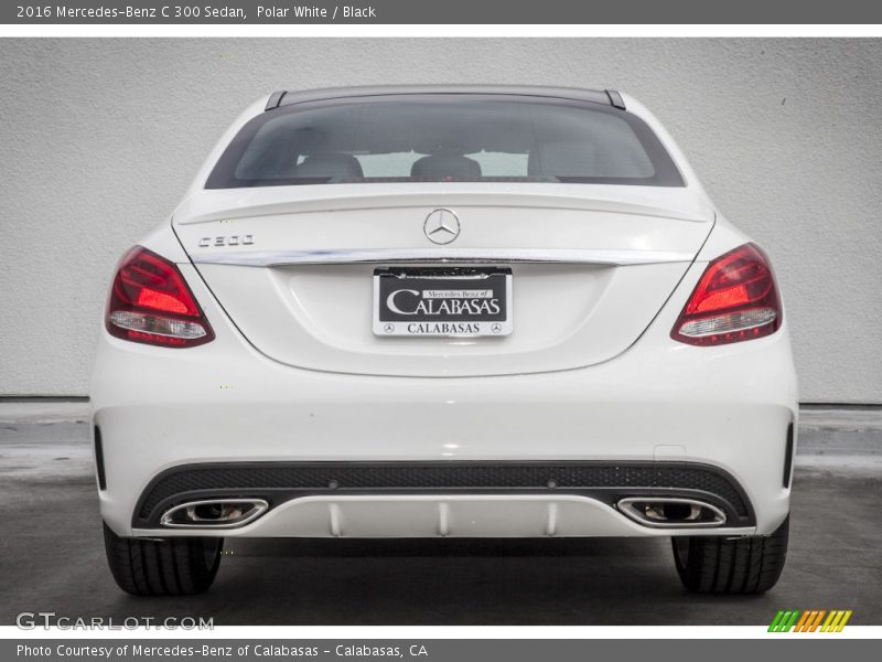 Polar White / Black 2016 Mercedes-Benz C 300 Sedan
