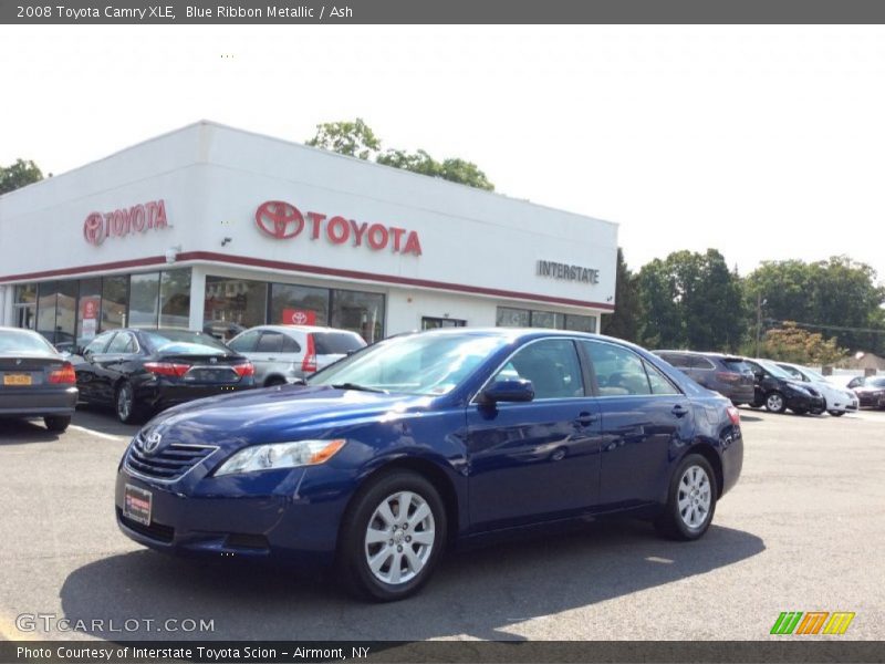 Blue Ribbon Metallic / Ash 2008 Toyota Camry XLE