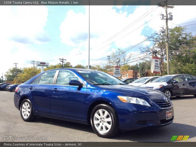 Blue Ribbon Metallic / Ash 2008 Toyota Camry XLE
