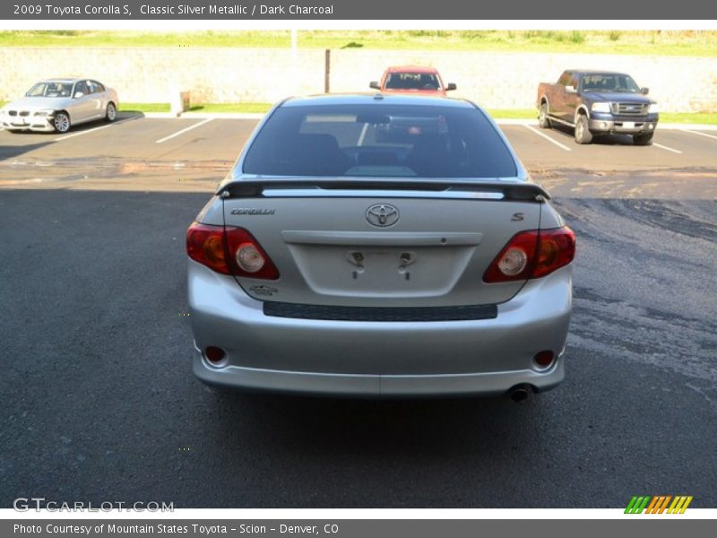 Classic Silver Metallic / Dark Charcoal 2009 Toyota Corolla S