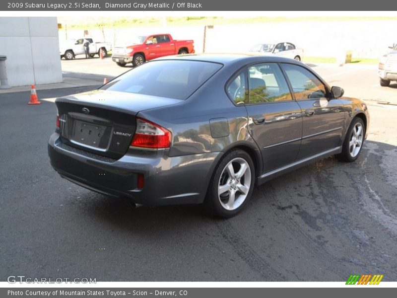 Diamond Gray Metallic / Off Black 2009 Subaru Legacy 2.5i Sedan