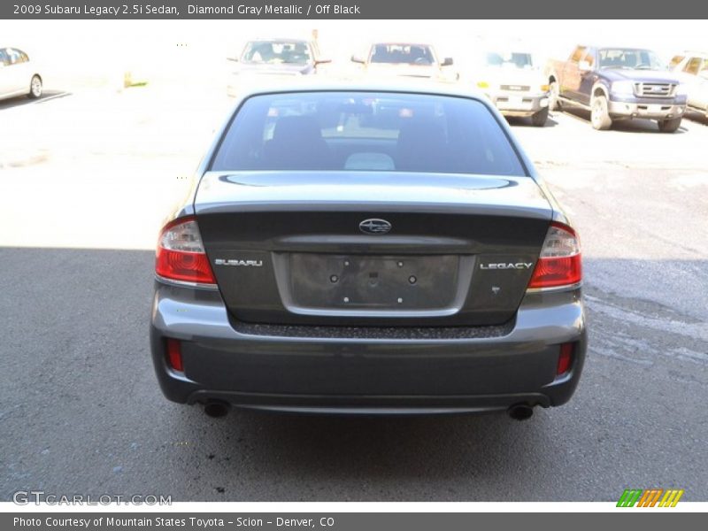 Diamond Gray Metallic / Off Black 2009 Subaru Legacy 2.5i Sedan