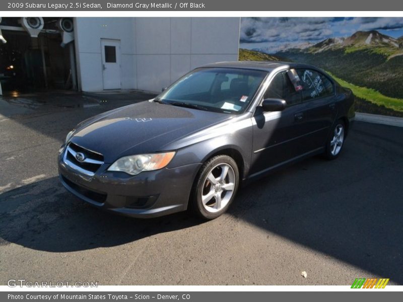 Diamond Gray Metallic / Off Black 2009 Subaru Legacy 2.5i Sedan