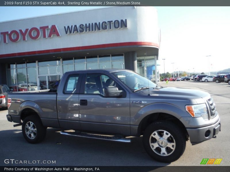 Sterling Grey Metallic / Stone/Medium Stone 2009 Ford F150 STX SuperCab 4x4