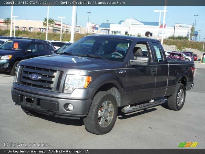 Sterling Grey Metallic / Stone/Medium Stone 2009 Ford F150 STX SuperCab 4x4
