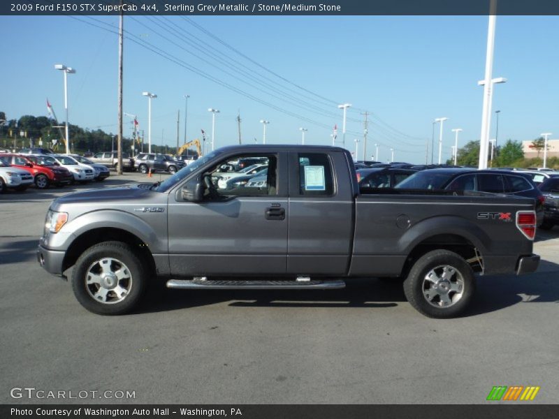 Sterling Grey Metallic / Stone/Medium Stone 2009 Ford F150 STX SuperCab 4x4