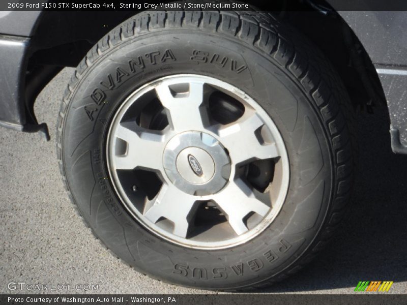 Sterling Grey Metallic / Stone/Medium Stone 2009 Ford F150 STX SuperCab 4x4