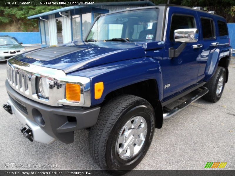 All-Terrain Blue / Ebony/Pewter 2009 Hummer H3