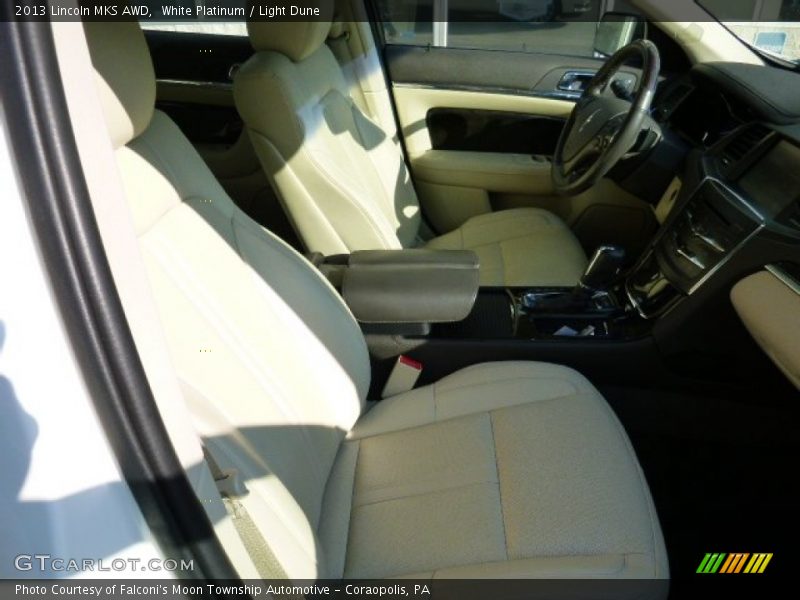 White Platinum / Light Dune 2013 Lincoln MKS AWD