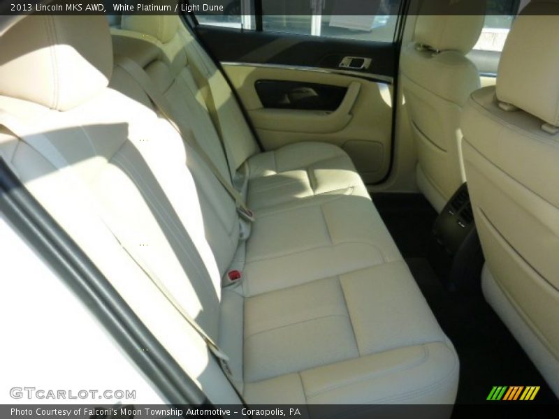 White Platinum / Light Dune 2013 Lincoln MKS AWD