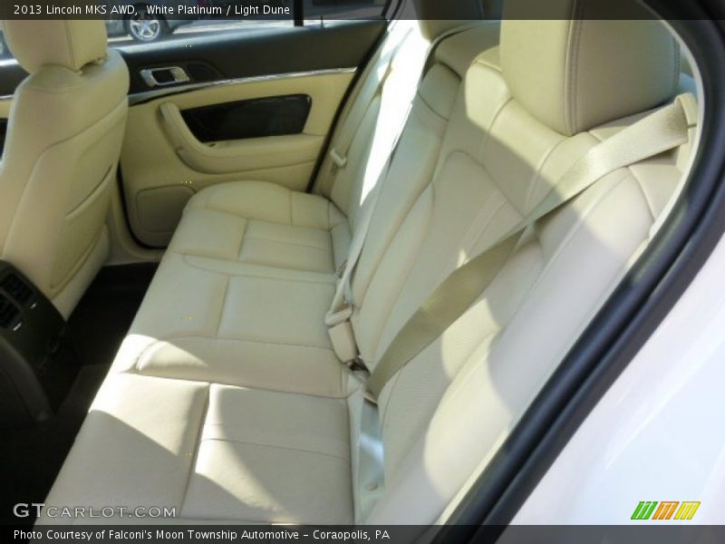 White Platinum / Light Dune 2013 Lincoln MKS AWD