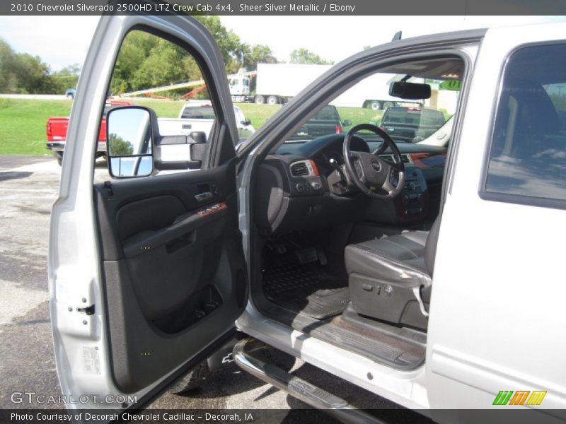 Sheer Silver Metallic / Ebony 2010 Chevrolet Silverado 2500HD LTZ Crew Cab 4x4