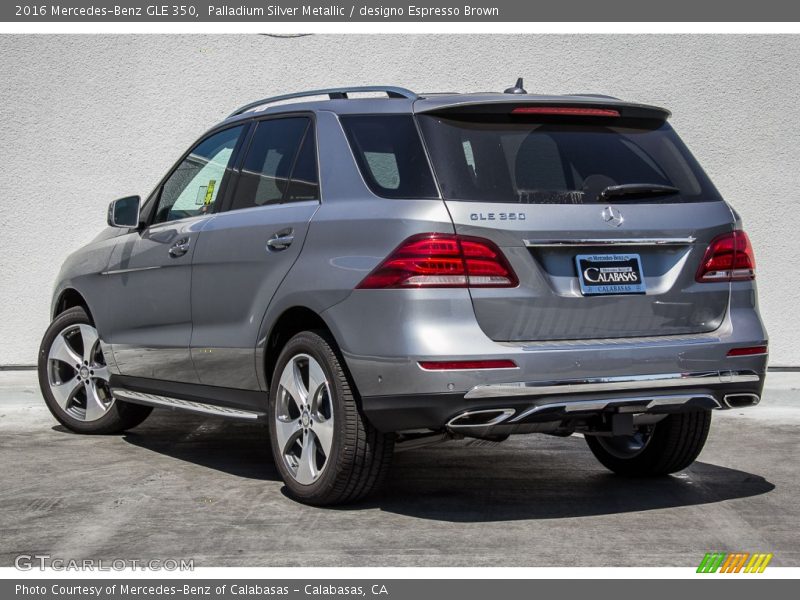 Palladium Silver Metallic / designo Espresso Brown 2016 Mercedes-Benz GLE 350