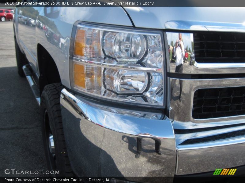 Sheer Silver Metallic / Ebony 2010 Chevrolet Silverado 2500HD LTZ Crew Cab 4x4