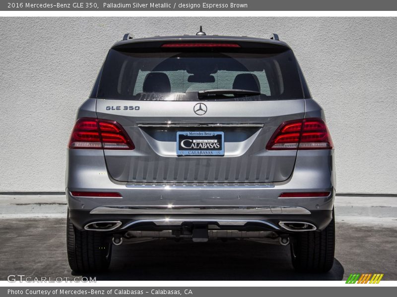 Palladium Silver Metallic / designo Espresso Brown 2016 Mercedes-Benz GLE 350