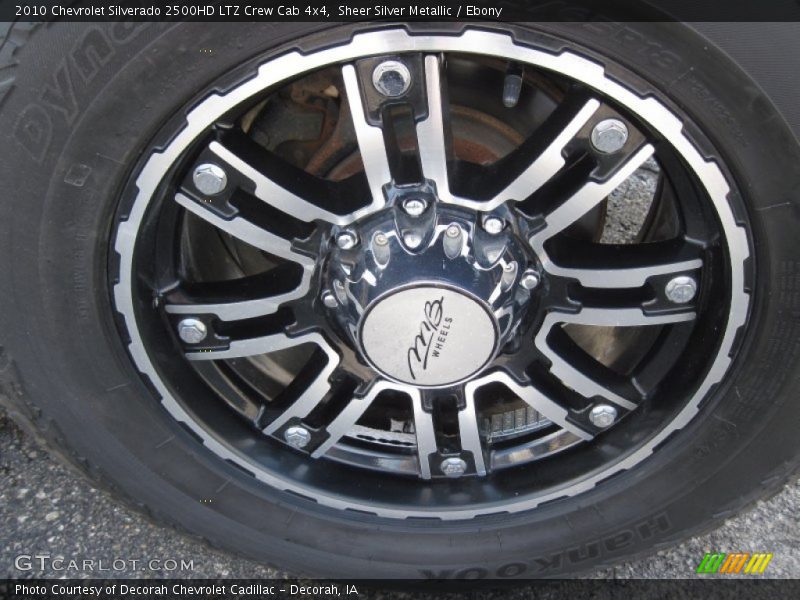Sheer Silver Metallic / Ebony 2010 Chevrolet Silverado 2500HD LTZ Crew Cab 4x4