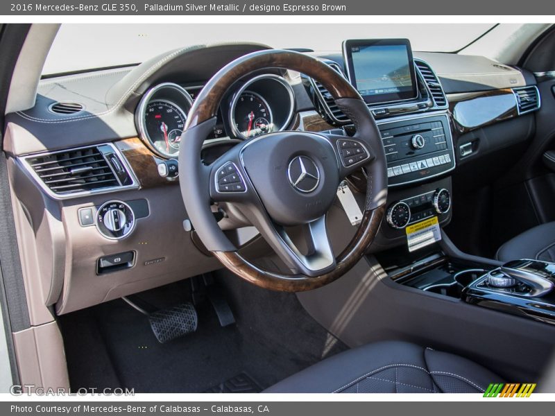 Dashboard of 2016 GLE 350
