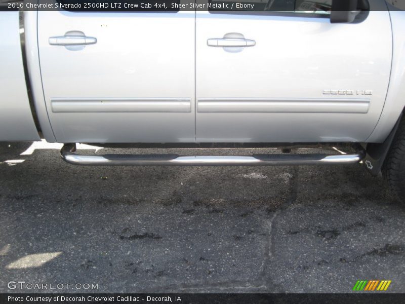Sheer Silver Metallic / Ebony 2010 Chevrolet Silverado 2500HD LTZ Crew Cab 4x4