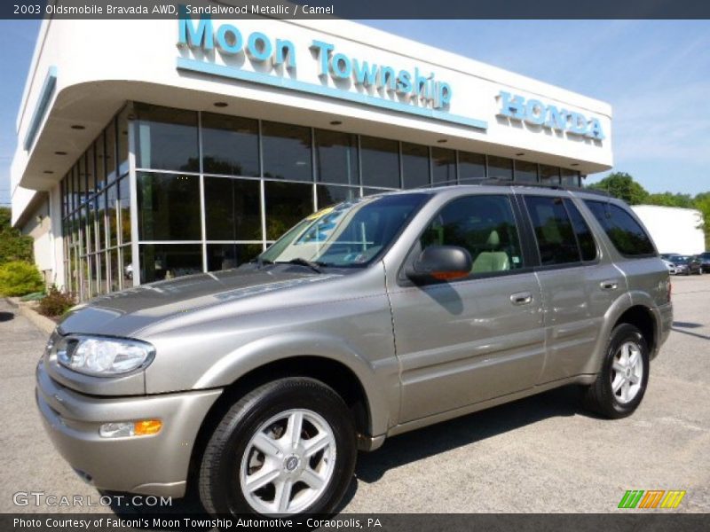 Sandalwood Metallic / Camel 2003 Oldsmobile Bravada AWD