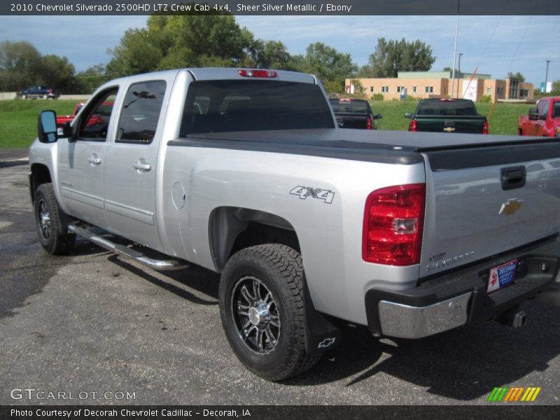 Sheer Silver Metallic / Ebony 2010 Chevrolet Silverado 2500HD LTZ Crew Cab 4x4