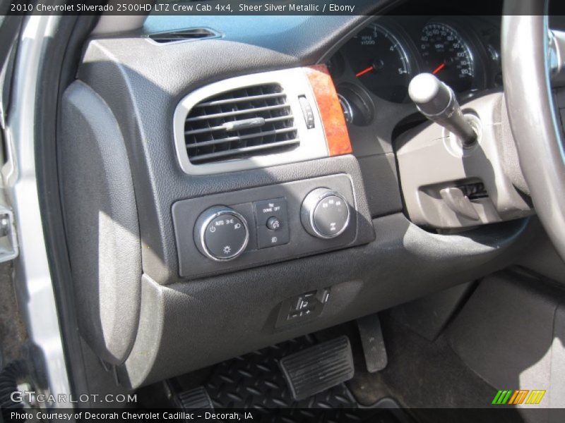 Sheer Silver Metallic / Ebony 2010 Chevrolet Silverado 2500HD LTZ Crew Cab 4x4