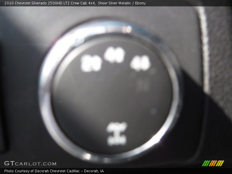Sheer Silver Metallic / Ebony 2010 Chevrolet Silverado 2500HD LTZ Crew Cab 4x4