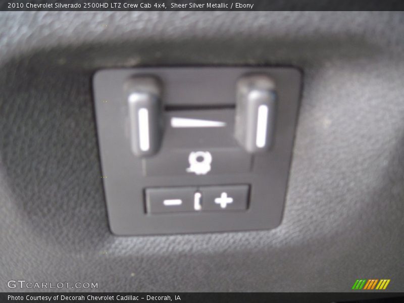 Sheer Silver Metallic / Ebony 2010 Chevrolet Silverado 2500HD LTZ Crew Cab 4x4