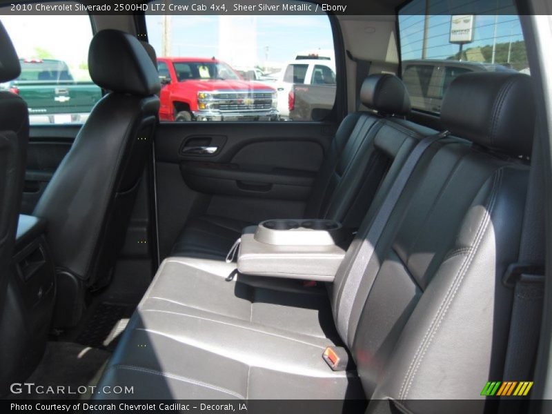 Sheer Silver Metallic / Ebony 2010 Chevrolet Silverado 2500HD LTZ Crew Cab 4x4