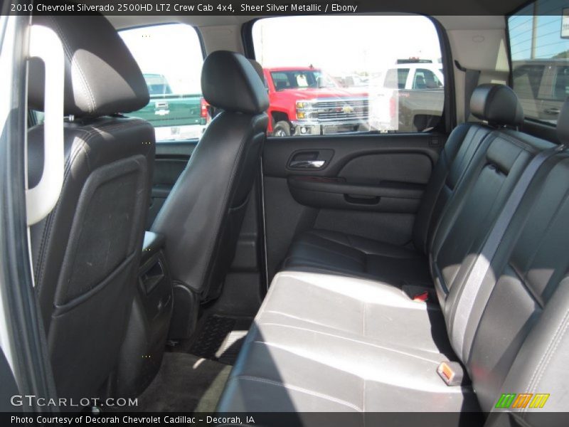 Sheer Silver Metallic / Ebony 2010 Chevrolet Silverado 2500HD LTZ Crew Cab 4x4