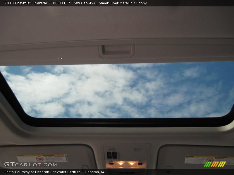 Sheer Silver Metallic / Ebony 2010 Chevrolet Silverado 2500HD LTZ Crew Cab 4x4